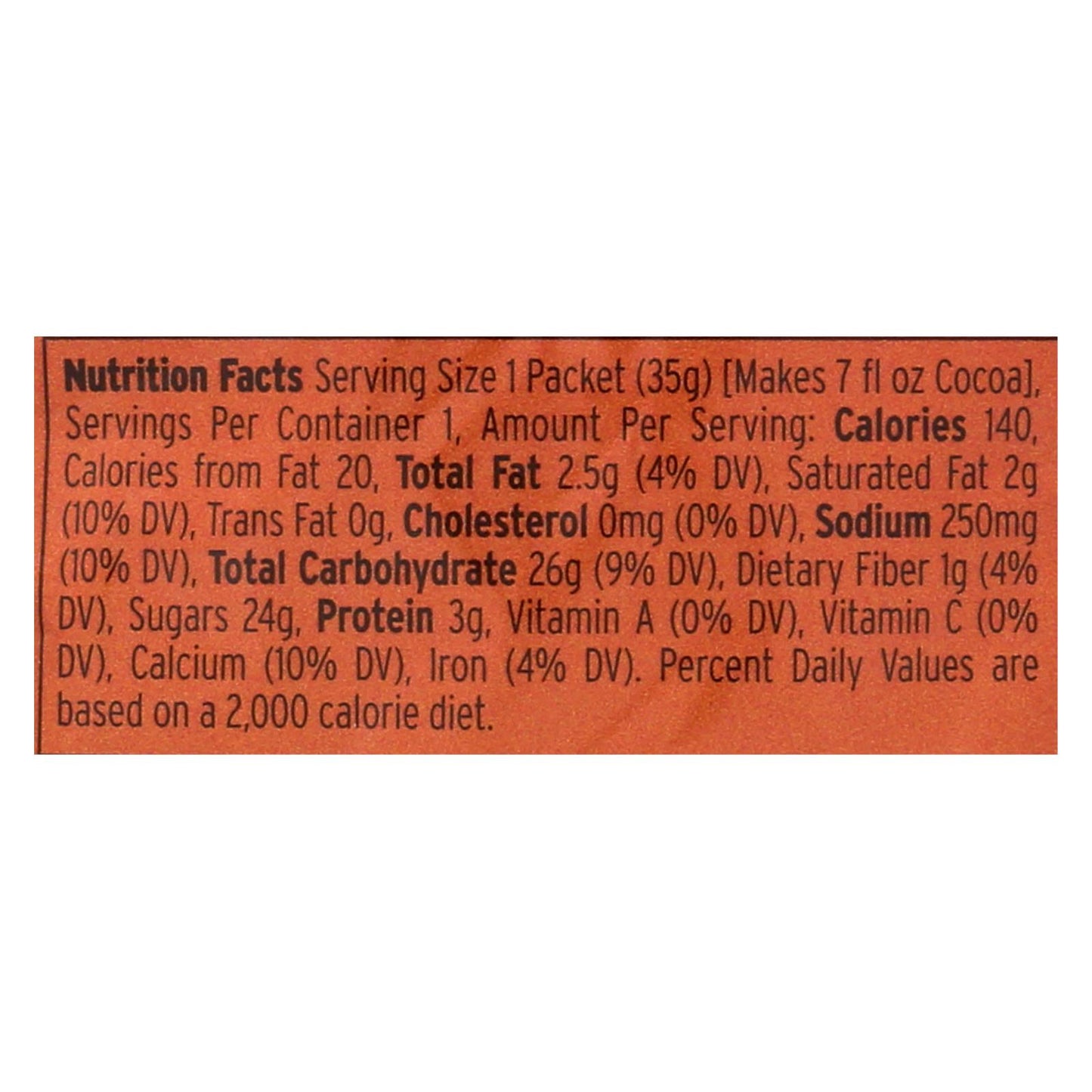 Mezcla clásica de cacao Land O Lakes, avellana y chocolate, 1,25 oz, caja de 12