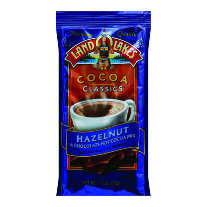 Mezcla clásica de cacao Land O Lakes, avellana y chocolate, 1,25 oz, caja de 12