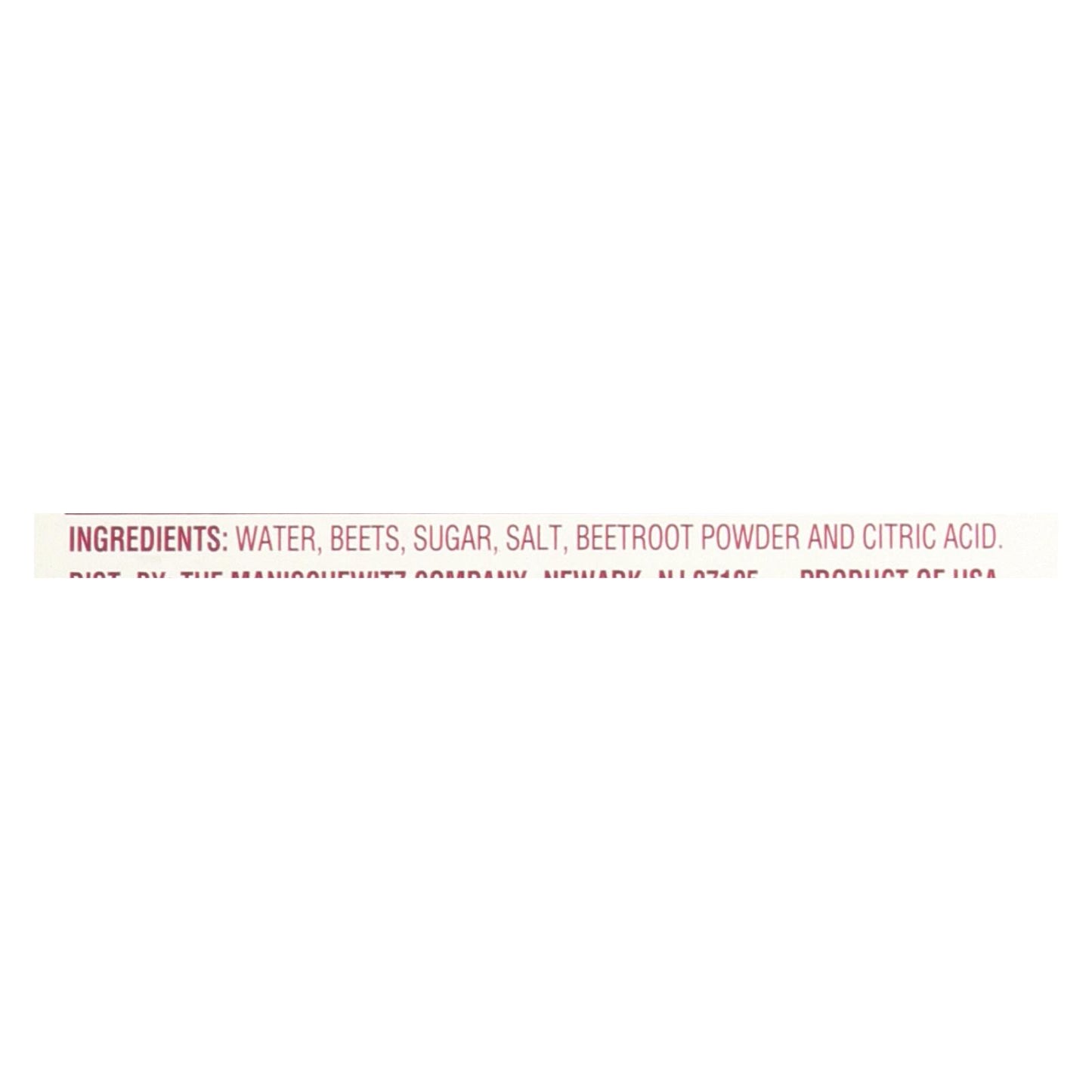 Manischewitz - Borscht con remolacha rallada - Caja de 12 - 24 oz.