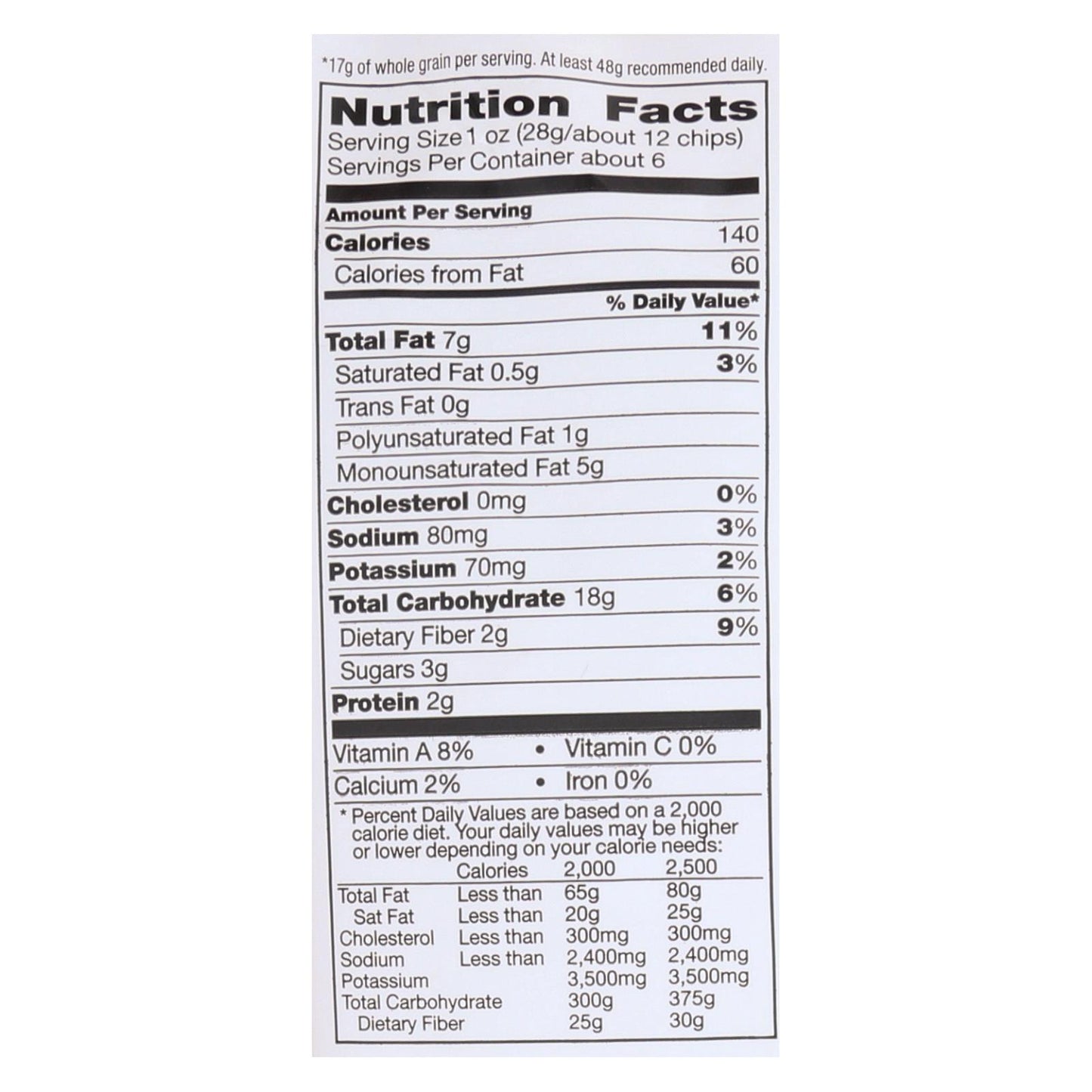 La comida debe tener buen sabor Chips de tortilla de batata - Batata - Caja de 12 - 5,5 oz.