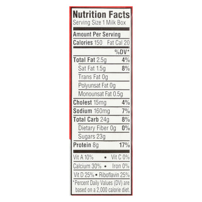 Horizon Organic Dairy Low-fat Milk - Strawberry - Case Of 3 - 8 Fl Oz.