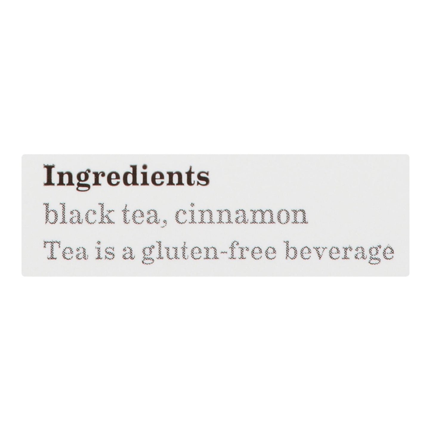 Bigelow Tea Cinnamon Stick Black Tea - Case Of 6 - 20 Bags