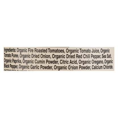 Tomate asado al fuego en cubitos Adobo Muir Glen - Tomate - Caja de 12 - 14,5 oz.