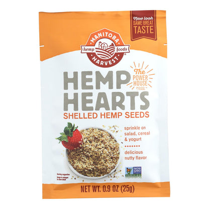 Corazones de cáñamo de Manitoba Harvest: 0,9 oz cada uno, paquete de 12