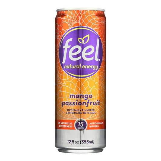 Siente la energía natural - Bebida energética Mngo Pssnfrt - Cs de 12-12 Fz