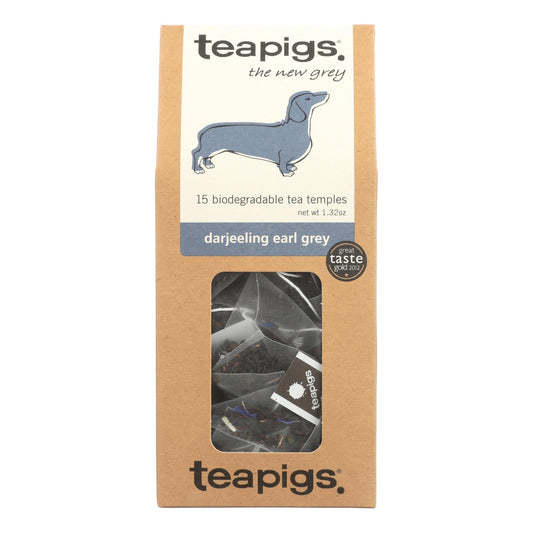 Teapigs Darjeeling Earl Grey The New Grey Tea  - Case Of 6 - 15 Ct