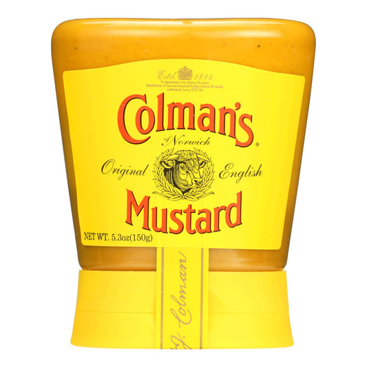 Mostaza inglesa original Colman - Caja de 6 - 5,3 oz.