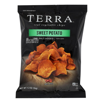 Chips de batata Terra Chips - Caja de 24 - 1,2 oz