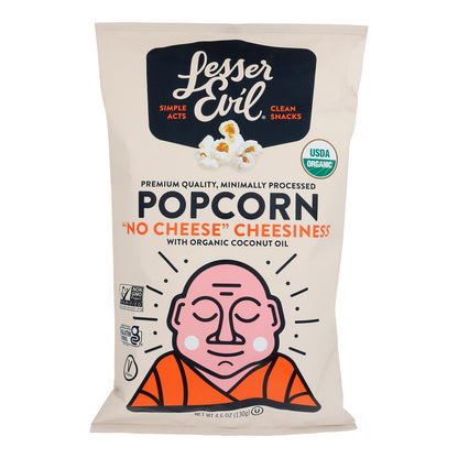 Lesser Evil - Palomitas de maíz sin gluten - Caja de 12 - 4,6 oz