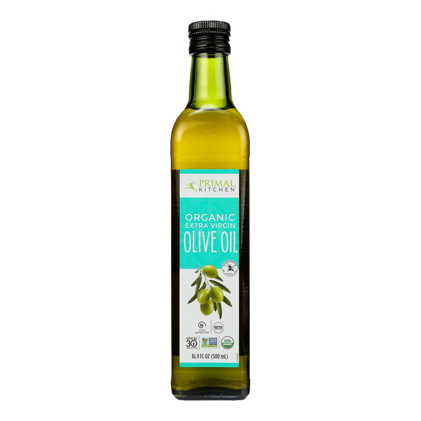 Primal Kitchen - Aceite de oliva virgen extra - Caja de 6 - 16,9 fz