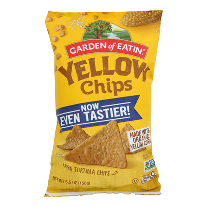 Maíz amarillo frito de Garden Of Eatin' - Caja de 12 - 5,5 oz