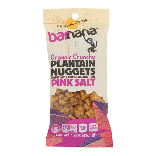 Barnana - Nug de plátano con sal rosa - Caja de 12 - 1.5 oz