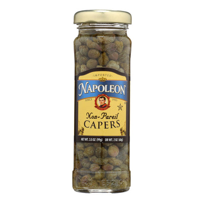 Alcaparras Non-pareilles importadas de Napoleon - Caja de 12 - 3,5 oz