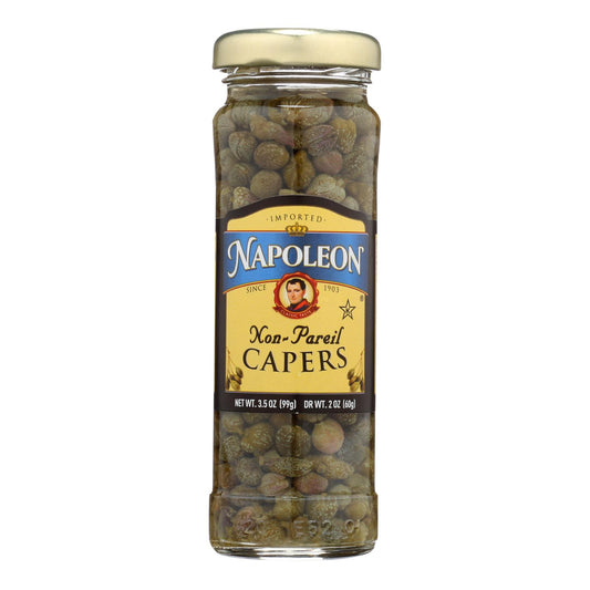 Alcaparras Non-pareilles importadas de Napoleon - Caja de 12 - 3,5 oz