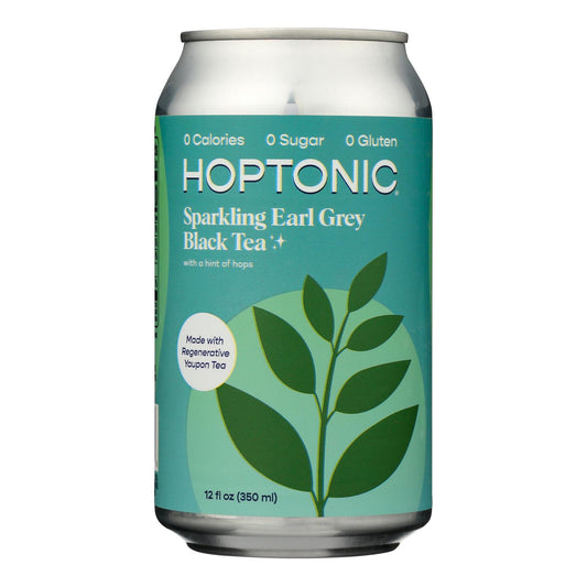 Té Hoptonic - Té negro espumoso Earl Grey - Caja de 6-12 Fz