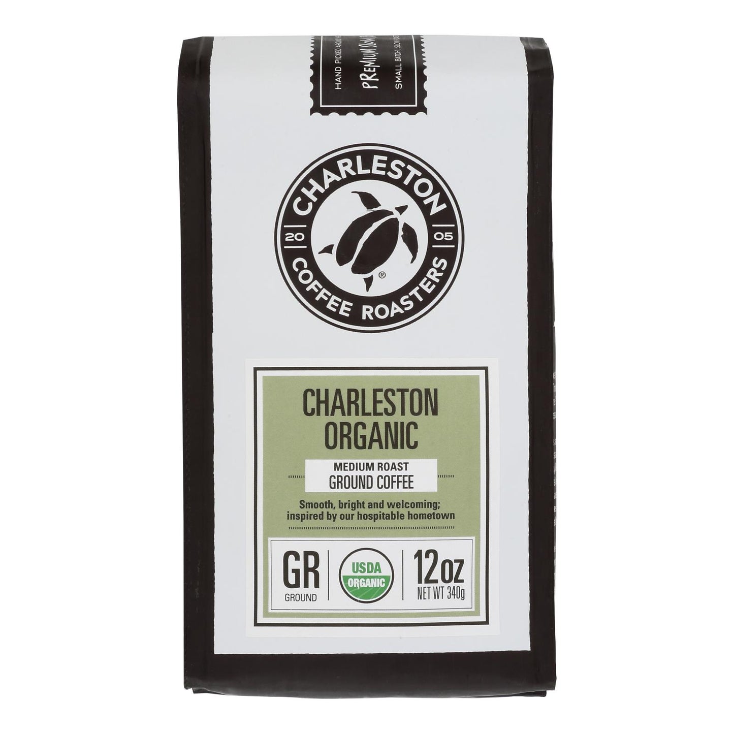 Charleston Coffee Roasters - Café molido puro - Caja de 6 a 12 oz