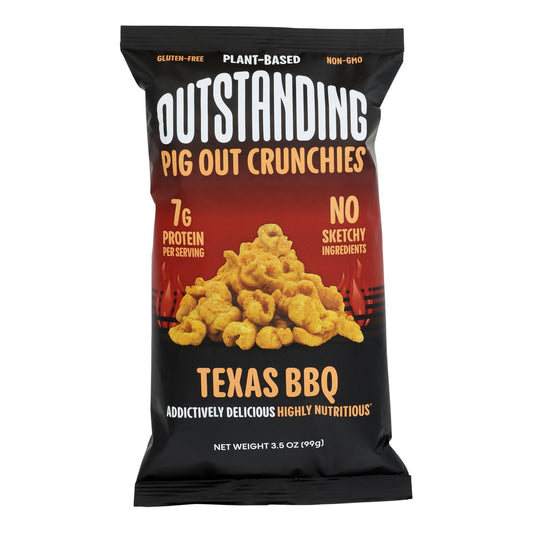 Alimentos excepcionales - Crunchies Texas Bbq - Caja de 12 - 3,5 oz