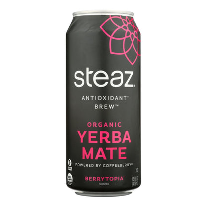 Steaz - Yerba Mate Brytopia - Caja De 12-16 Fz