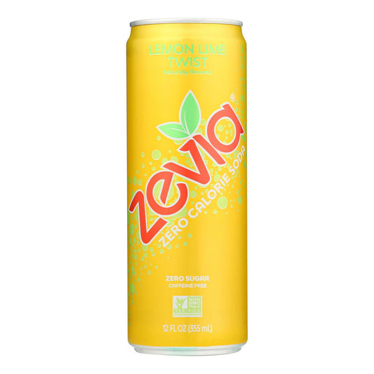 Zevia - 苏打柠檬青柠味 - 12-12 Fz 一箱