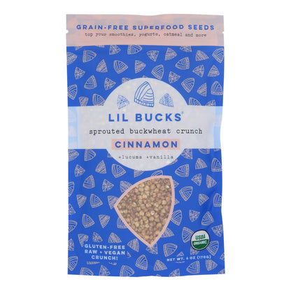 Lil Bucks - Trigo sarraceno triturado con canela - Caja de 6 - 6 oz