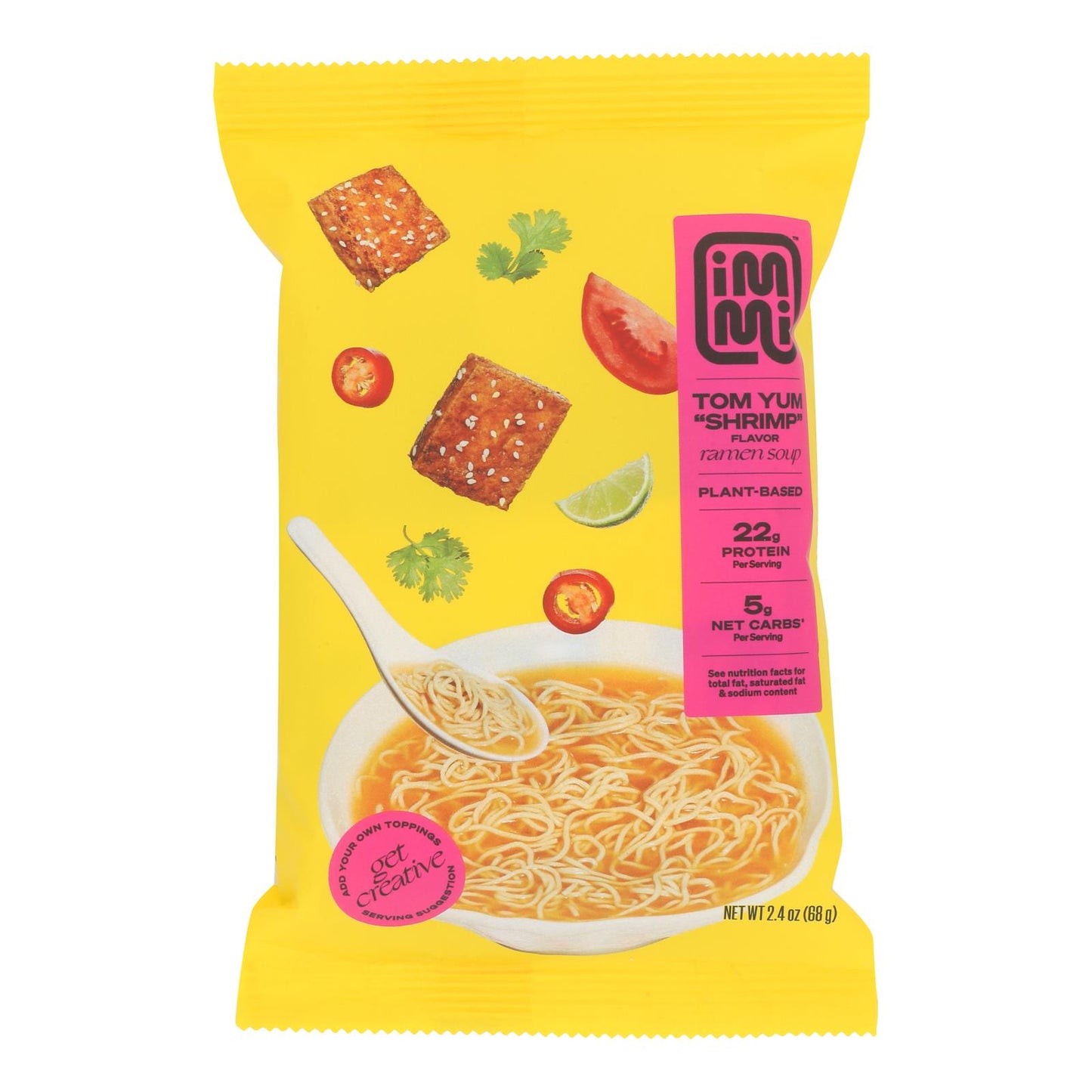 Immi - Ramen Tom Yum - Caja de 6 - 2,4 oz