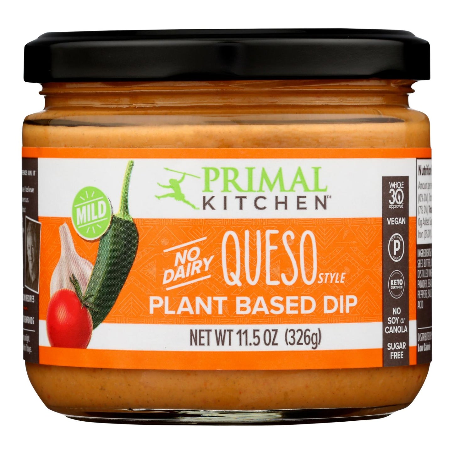 Primal Kitchen - Queso vegano suave para untar - Caja de 6 - 11,5 oz