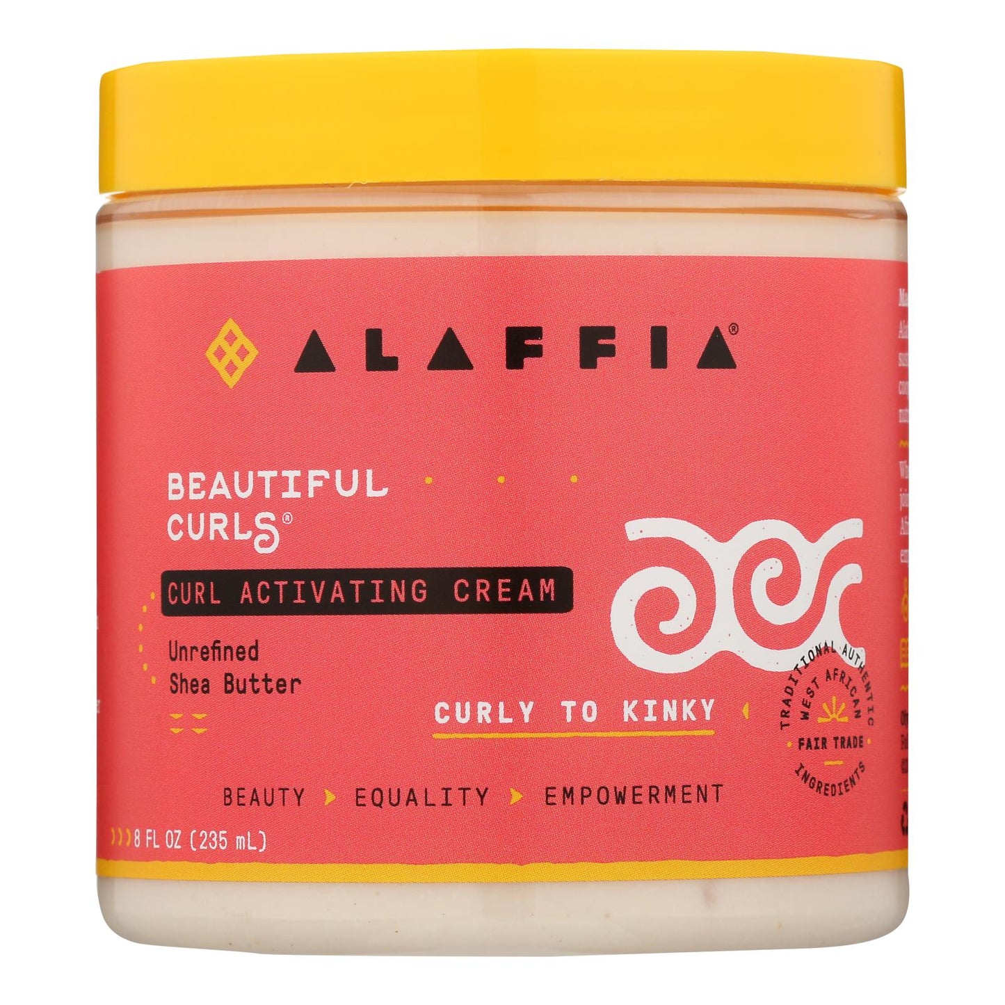 Alaffia - Crema para el cabello activadora de rizos - 1 unidad - 8 fz