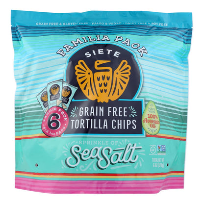 Siete - Tort Chips Sea Salt Gr Fr - Case Of 6-6 Ct