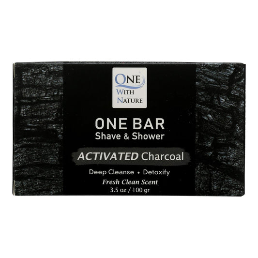 One With Nature - One Bar Actvt Charcoal - Caja de 3 - 3,5 oz