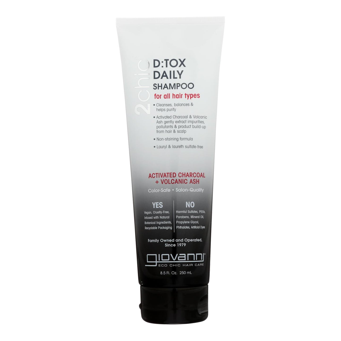 Productos para el cuidado del cabello Giovanni - Champú 2chic Detox - 1 unidad - 8,5 fl oz