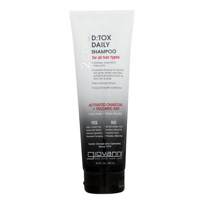 Productos para el cuidado del cabello Giovanni - Champú 2chic Detox - 1 unidad - 8,5 fl oz