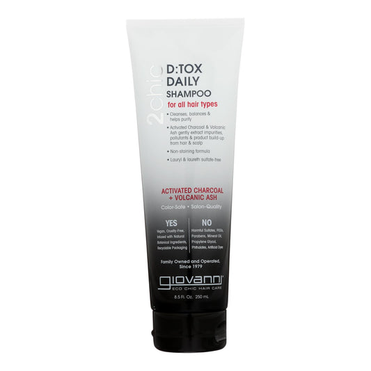 Productos para el cuidado del cabello Giovanni - Champú 2chic Detox - 1 unidad - 8,5 fl oz