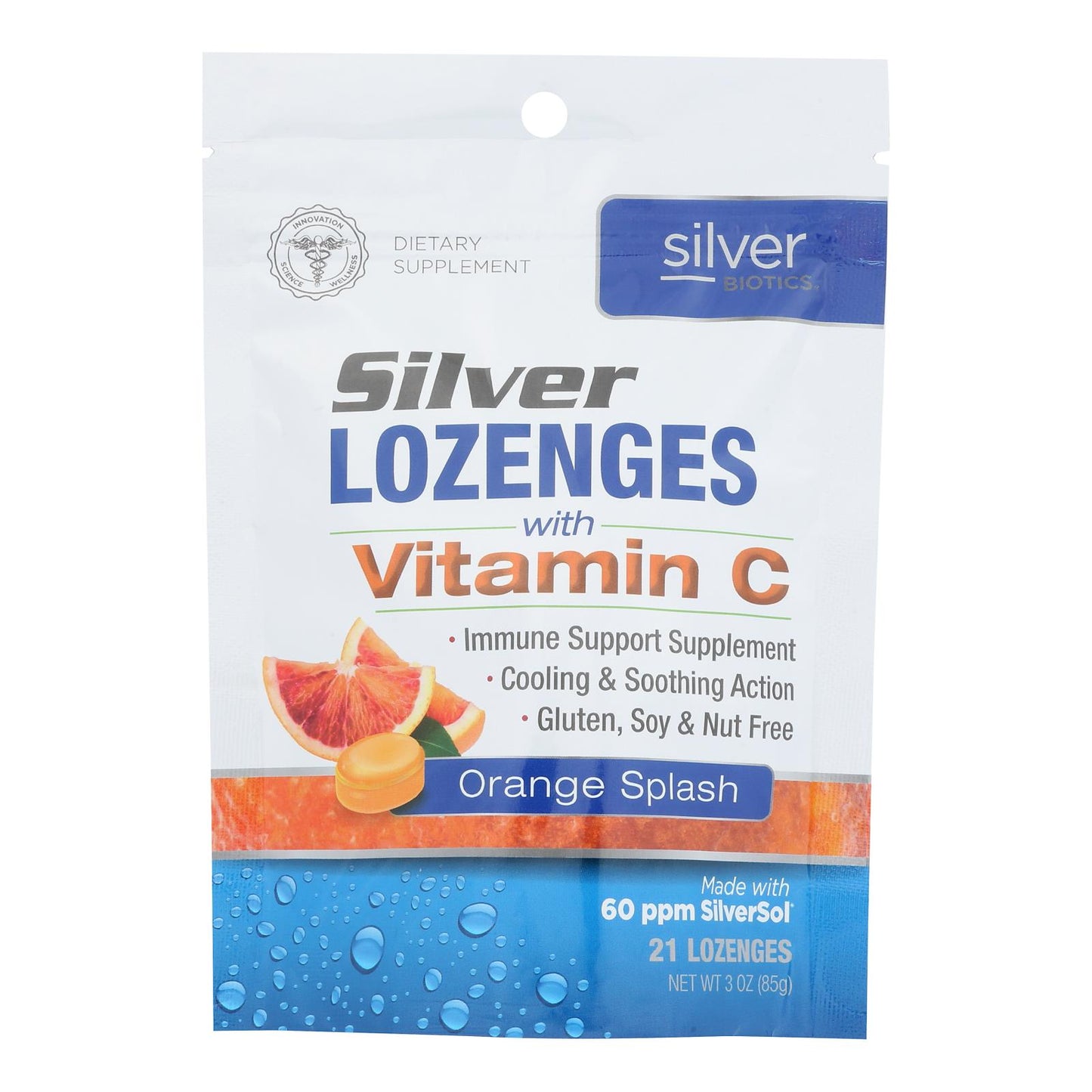 Silver Biotics - Pastillas con vitamina C - 1 unidad - 21 unidades