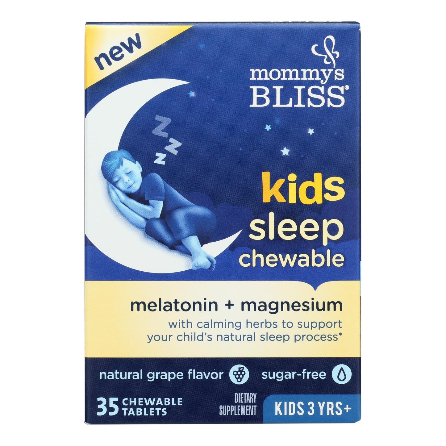 Mommy's Bliss - Masticables para dormir para niños - 1 unidad - 35 unidades