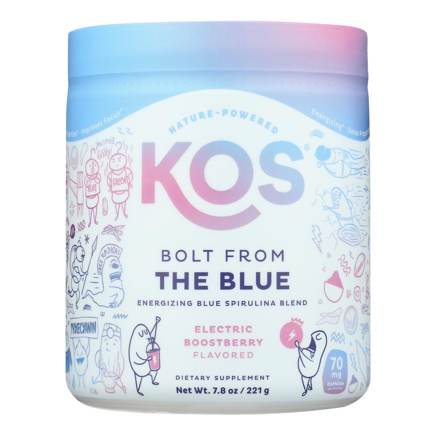 Kos - En Blu Spir Blend Bftb - 1 cada uno -7.8 Oz