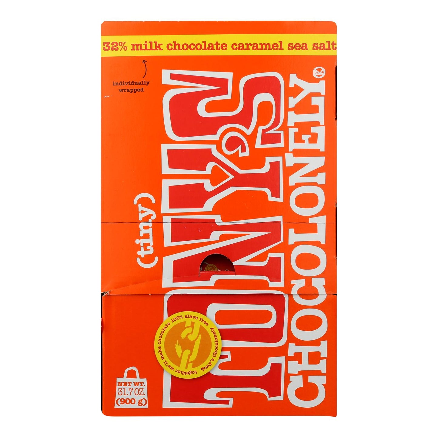 Tony's Chocolonely - Tt 牛奶焦糖盐黑 100 支 - 1 支-31.75 盎司