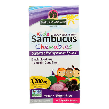 Nature's Answer - Sambucus Chews Kids - 1 Each-45 Ct