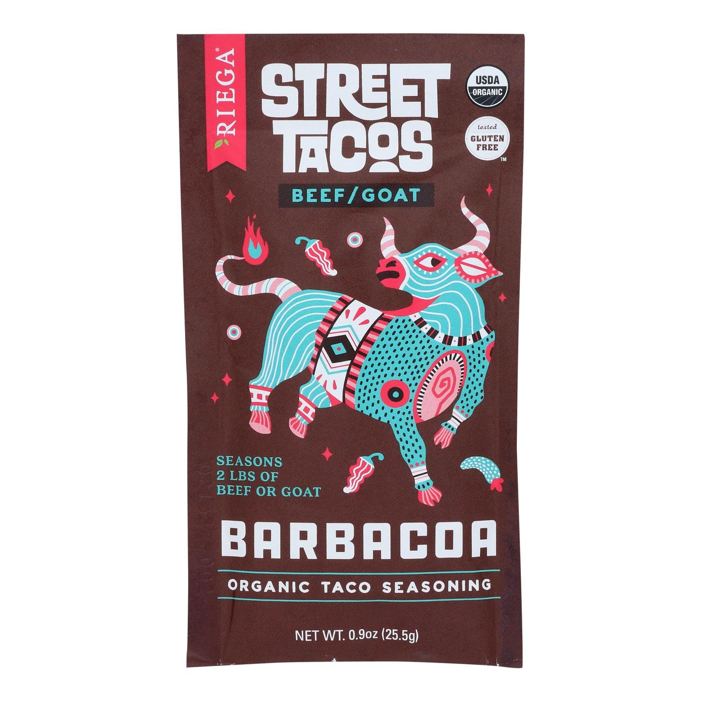 Riega Foods - Seasn Barbacoa Taco - 8-.9 盎司一箱