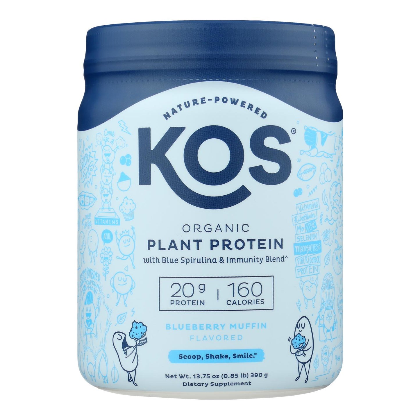 Kos - Pro Powder Bbry Muff - 1 unidad - 13,75 oz