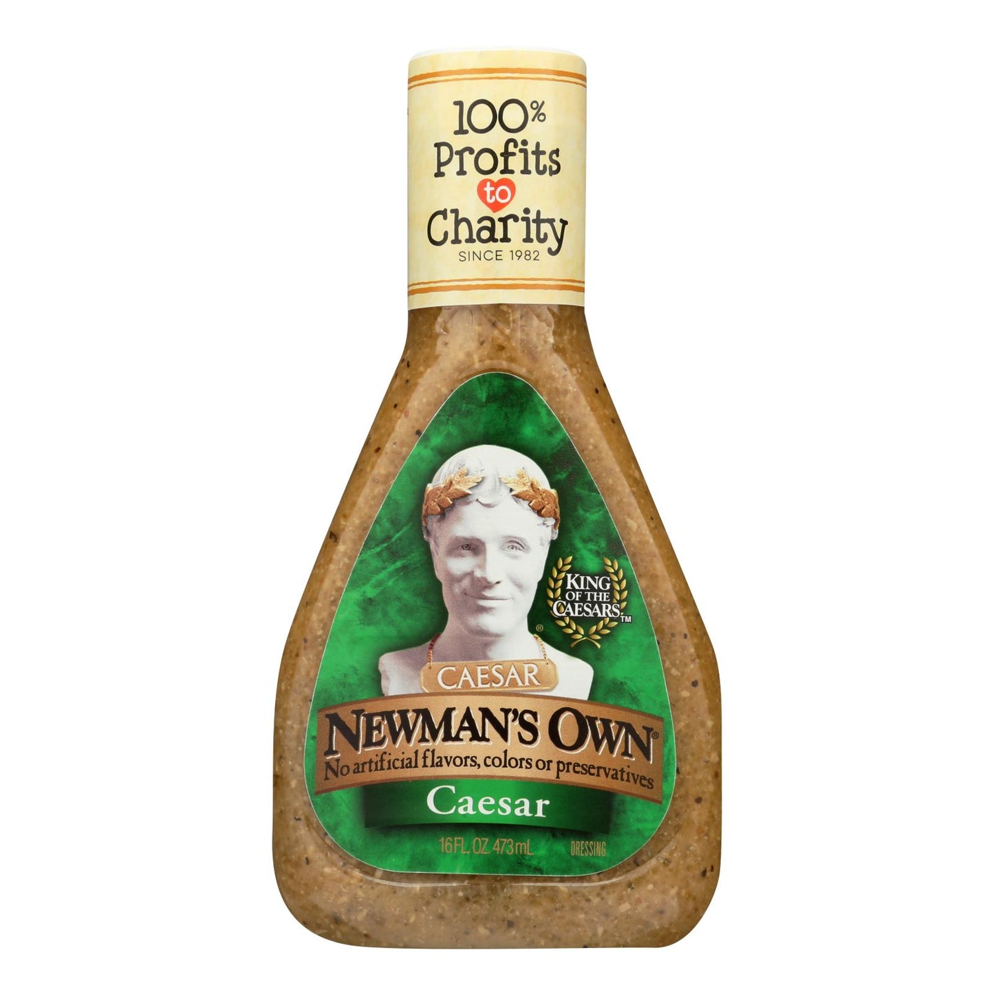 Newman's Own Lite Dressing - Caesar - Case Of 6 - 16 Fl Oz.