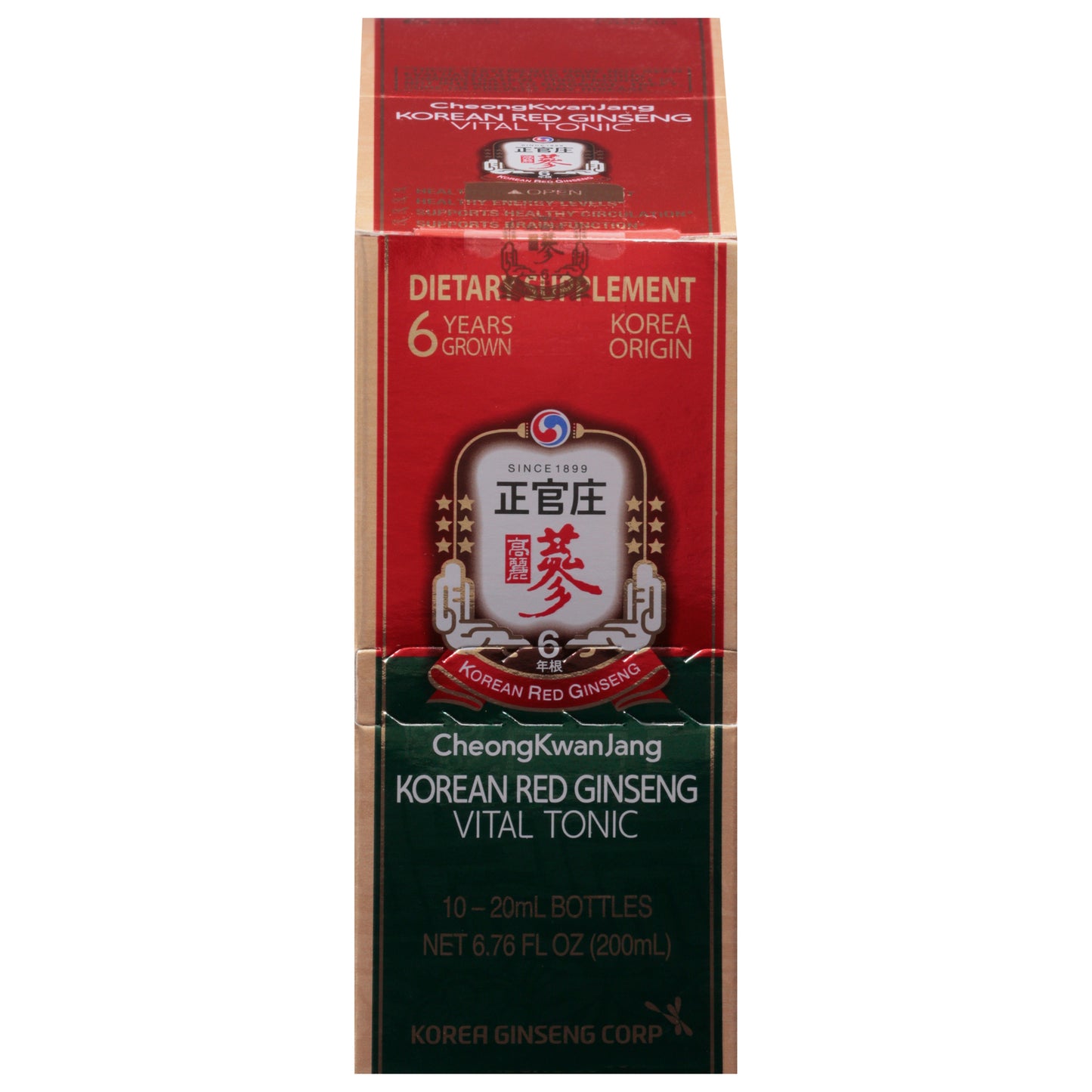 Cheong Kwan Jang - Tónico vital de ginseng rojo - 1 unidad - 10/20 ml