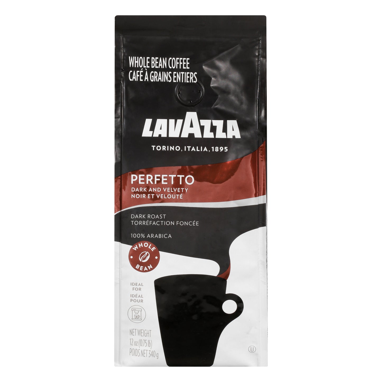 Lavazza - Bolsa De Café Perfetto Wbean - Caja De 6-12 Oz