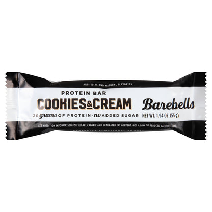 Barebells - Barra de proteína con sabor a galleta y crema - Caja de 12 - 1,94 oz