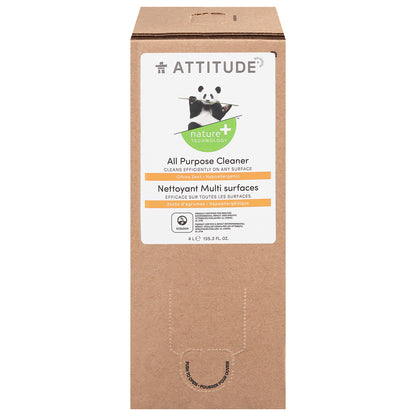 Attitude - Limpiador Ap Citrus Zest - 1 unidad de 1-135,3 oz