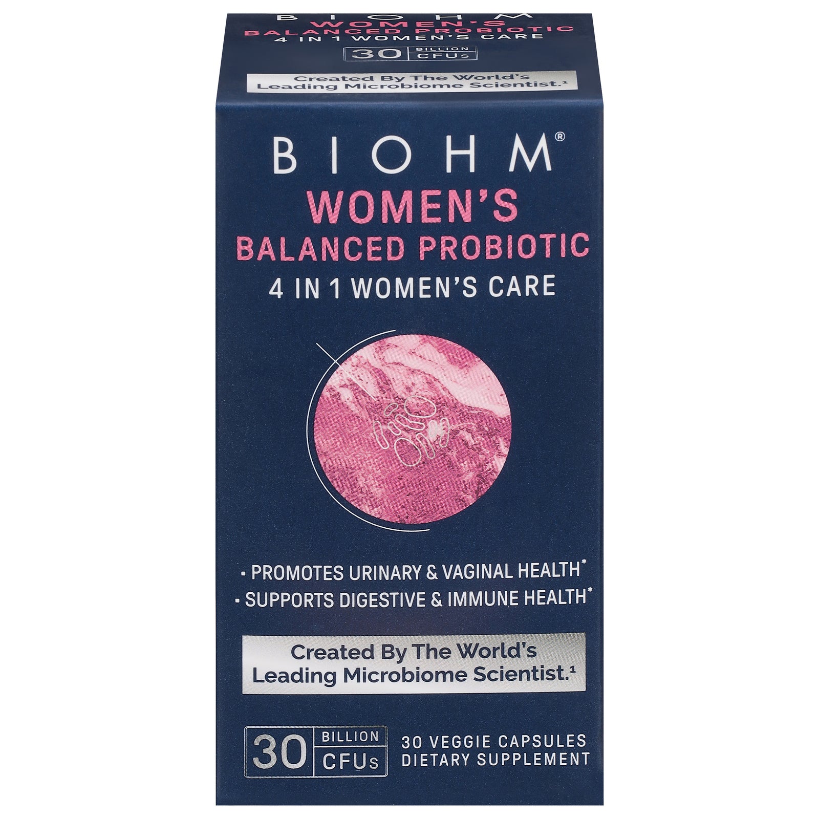 Biohm - 女性均衡益生菌 - 1 片装 30 粒 – Agoraza