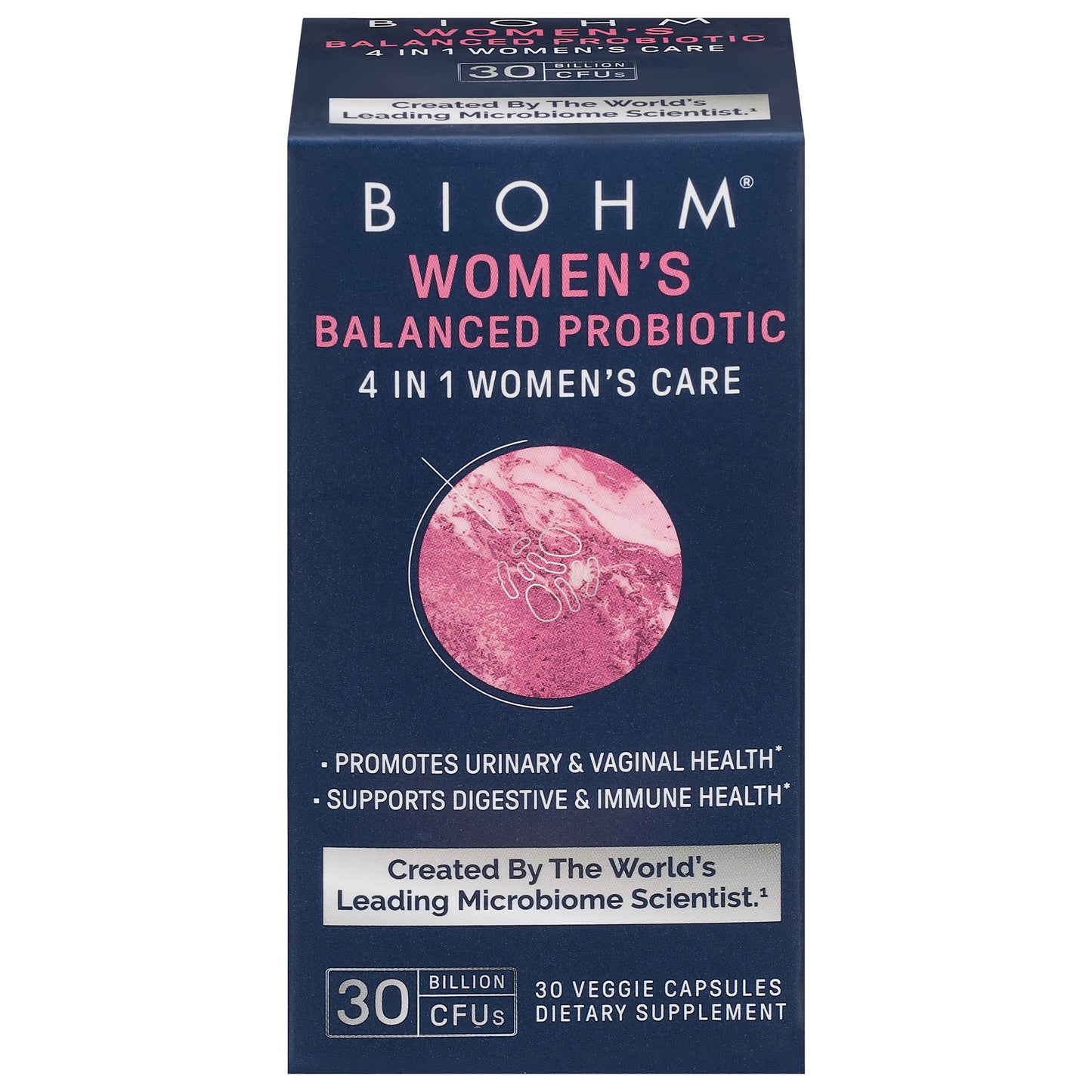 Biohm - Probiótico equilibrado para mujeres - 1 unidad - 30 unidades