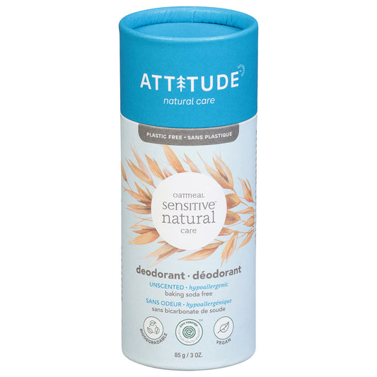 Attitude - Desodorante Senstv sin fragancia - 1 unidad - 3 oz