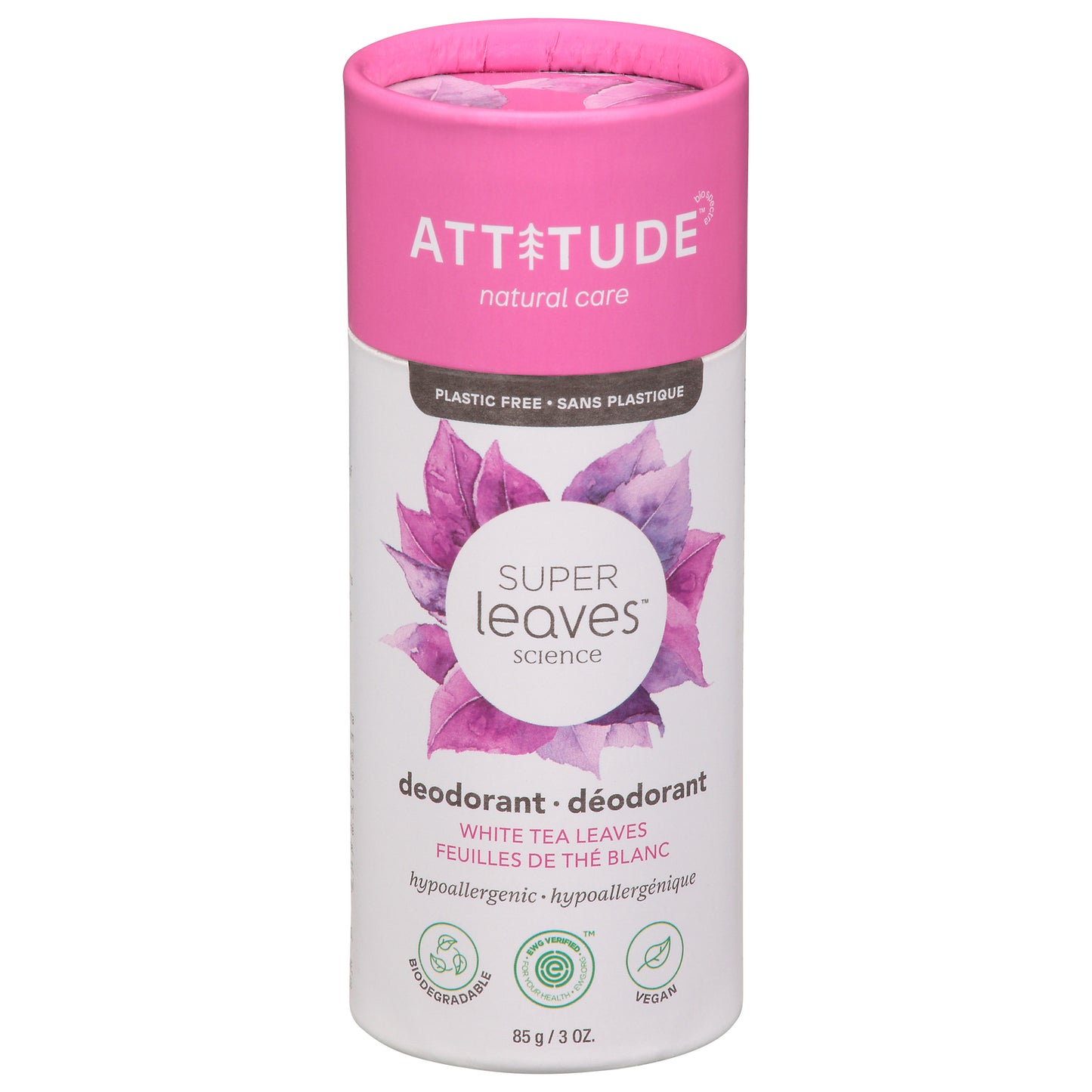 Attitude - Desodorante Spr/lv blanco/té - 1 unidad - 3 oz