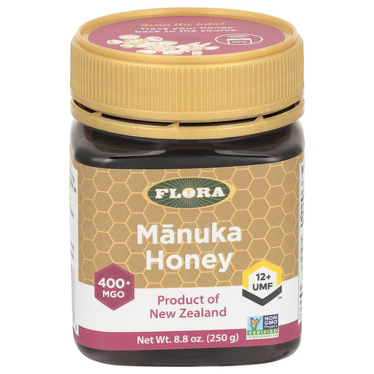 Flora - Miel de Manuka Mgo 400+/12+ U - 1 Unidad - 8,8 Fz