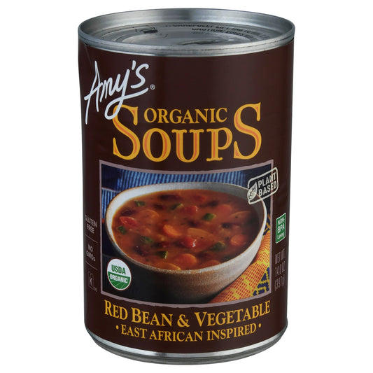 Amy's - Sopa de frijoles rojos y verduras - Caja de 12 a 14 oz